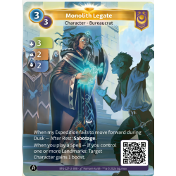 Legate du Monolithe (3-2-2) Unique Yzmir - Altered TCG - KS Edition