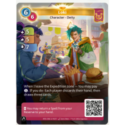 Loki (5-5-7) ALT Single Lyra Card - Altered TCG - KS Edition