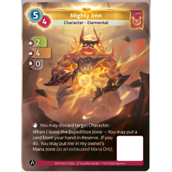 Powerful Djinn (2-4-0) Unique Lyra Map - Altered TCG - KS Edition