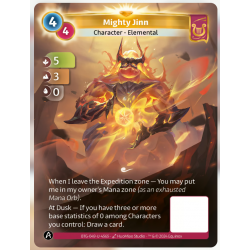 Powerful Djinn (5-3-0) Unique Lyra Map - Altered TCG - KS Edition
