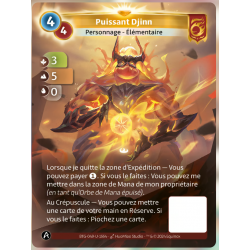 Powerful Djinn (3-5-0) Unique Bravos - Altered TCG - KS Edition