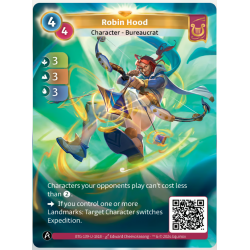 Robin Hood (3-3-3) Unique Lyra Map - Altered TCG - KS Edition