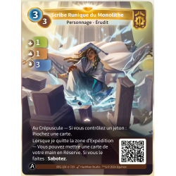 Single Scribe of the Monolith (1-1-3) Unique Axiom Card - Altered TCG - KS Edition
