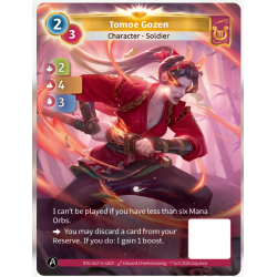 Tomoe Gozen (2-4-3) Unique Bravo Card - Altered TCG - KS Edition