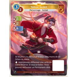 Tomoe Gozen 3/2 (3-2-4) Unique Bravos Map - Altered TCG - KS Edition