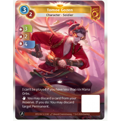Tomoe Gozen 3/2 (3-2-4) Unique Bravos Map - Altered TCG - KS Edition