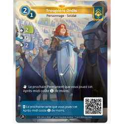 Ordis Troupière (2-0-2) Unique Ordis Map - Altered TCG - KS Edition
