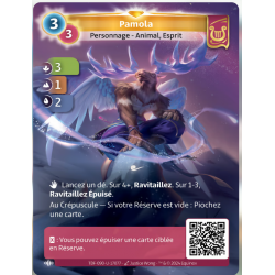 Pamola (3-1-2) Unique Lyra Map - Altered TCG - Cold Test