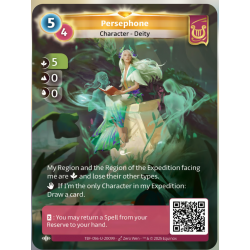 Persephone (5-0-0) Unique Lyra Map - Altered TCG - Cold Test
