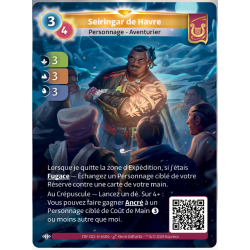 Seiringar de Havre (3-3-3) Unique Lyra Card - Altered TCG - Test of the Cold