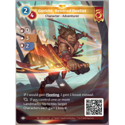 Gericht, Bretteur Honoré (0-3-2) Unique Bravos Card - Altered TCG - Test of the Cold