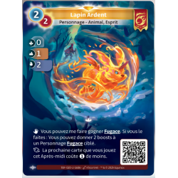 Ardent Rabbit (0-1-2) Unique Bravos Map - Altered TCG - Cold Test