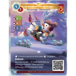 Snowman (4-4-1) Unique Bravos Card - Altered TCG - Cold Test
