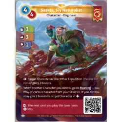 Saskia, Rusée Naturalist (3-3-1) Map Unique Bravos - Altered TCG - Test of the Cold