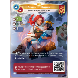 First aid Bravos (3-0-5) Unique Bravos Card - Altered TCG - Cold Test