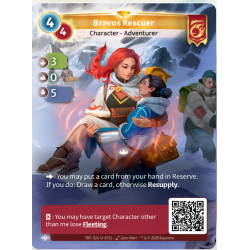 First aid Bravos (3-0-5) Unique Bravos Card - Altered TCG - Cold Test
