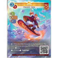 Skadi (1-4-2) Unique Bravos Card - Altered TCG - Cold Test