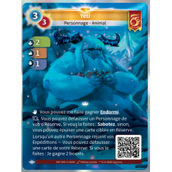 Yeti (2-1-1) Unique Bravos Card - Altered TCG - Cold Test