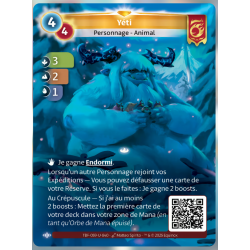 Yeti (3-2-1) Single Bravo Card - Altered TCG - Cold Test