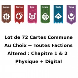 Set of 72 Altered Common Cards Chapter 1 & 2 to choose from!