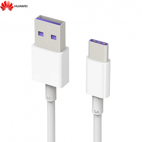 Câble Data USB vers Type-C original Huawei 4072007 AP71 40W 5A (1m)  Blanc