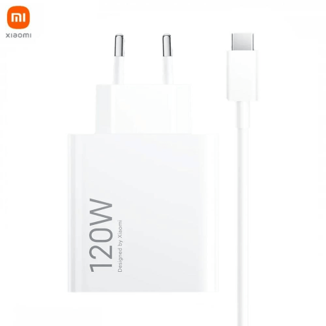 120W charger Xiaomi original mains to Usb-c Hypercharge - Home