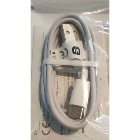 Câble Data USB vers Type-C original Huawei 4072007 AP71 40W 5A (1m)  Blanc - Accessoires
