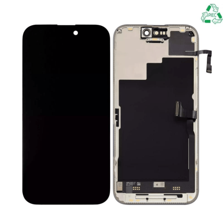 échange Ecran Tactile Original Refurb  Apple iPhone 15 Pro Noir - Écran iPhone Original Apple Service Pack OLED iPhone 12 à 17