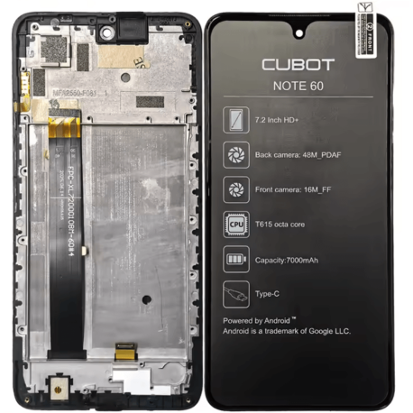 Cubot Note 60 screen replacement