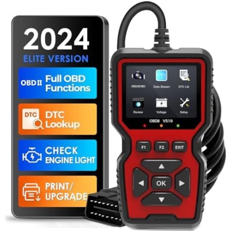 V519 OBD2 Automotive Diagnostic Scanner - Accessories