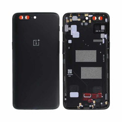 Vitre arrière OnePlus 5 Noir - Premium