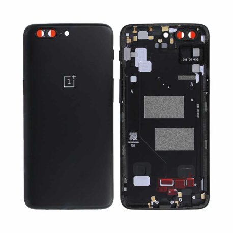 OnePlus 5 Black Rear Glass - Premium