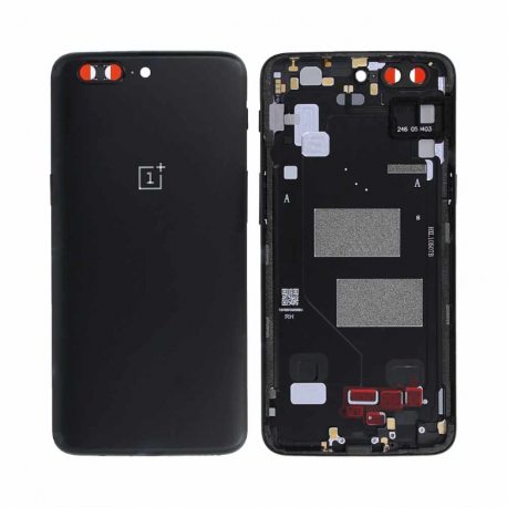 Vitre arrière OnePlus 5 Noir - Premium