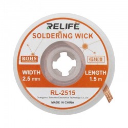 Tresse à Dessouder Relife RL-2515 (2.5mm x 1.5m) – Envoi express Europe - 9,00 €