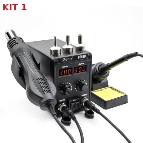 8586D 750W 2-in-1 Iron / Hot Air Station