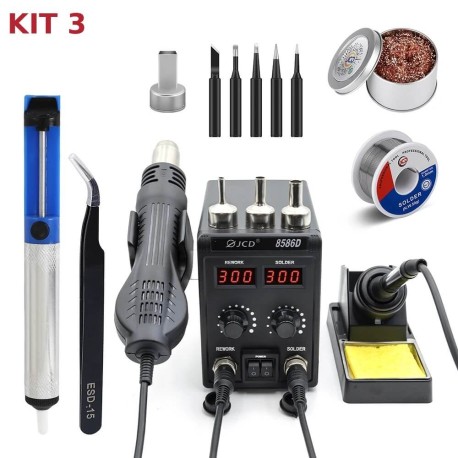 8586D 750W 2-in-1 Iron / Hot Air Station