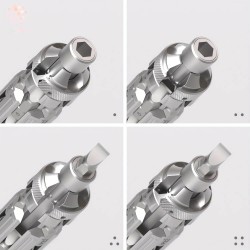 Magnetic EDC Screwdriver Set &mdash; Torx / Phillips / Hex