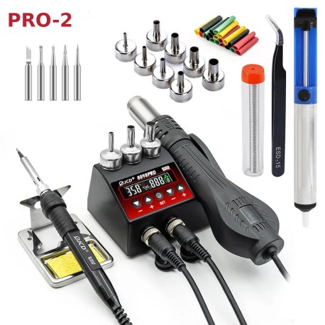 8898 750W 2-in-1 Iron / Hot Air Station
