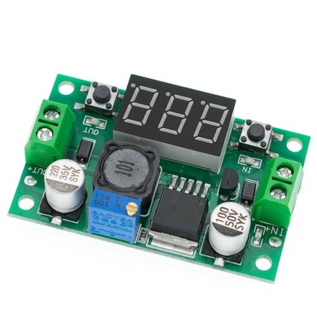 Adjustable DC-DC Buck Converter 3A with Voltmeter