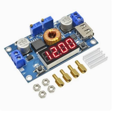 Adjustable Buck Converter 5A 75W with Voltmeter