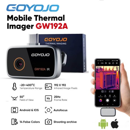 GOYOJO GW192A Phone Thermal Camera — 192×192