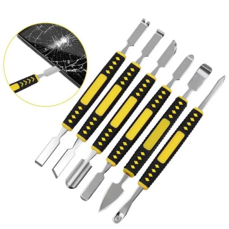6pc Hardened Pry Bar Set — Screen Battery Frame