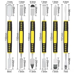6pc Hardened Pry Bar Set &mdash; Screen Battery Frame