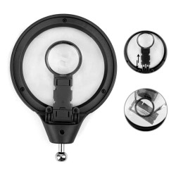 Helping Hands LED Magnifier Stand &mdash; Soldering Station