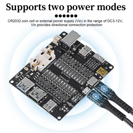 USB Cable Short-Circuit Tester — Type-C / USB-A Board