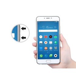Protective cover Nature TPU Soft gel for smartphone Meizu - Silicone cover